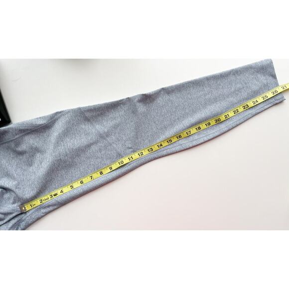 Outdoor Voices Medium Heathered Gray Blue Leggings Athleisure Running Coolmax - Picture 11 of 12